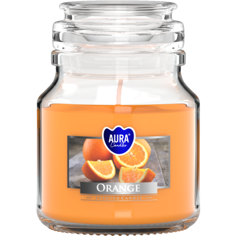 Lumanari Parfumate - Lumânare parfumată în borcan din sticlă Orange