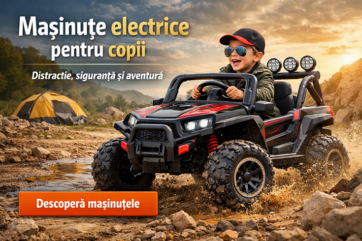 Mașinuțe electrice pentru copii