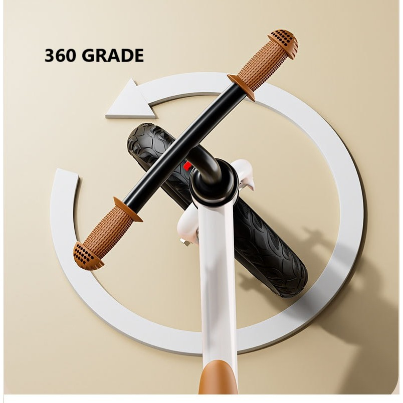 Bicicleta Fără Pedale pentru Copii, Două Roți, Albă, Rezistentă [6]