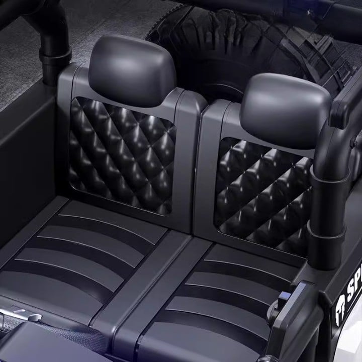 Mașină Electrică Off-Road pentru Copii, 12V, Tracțiune Integrală, Bluetooth și Telecomandă - Roșu [5]