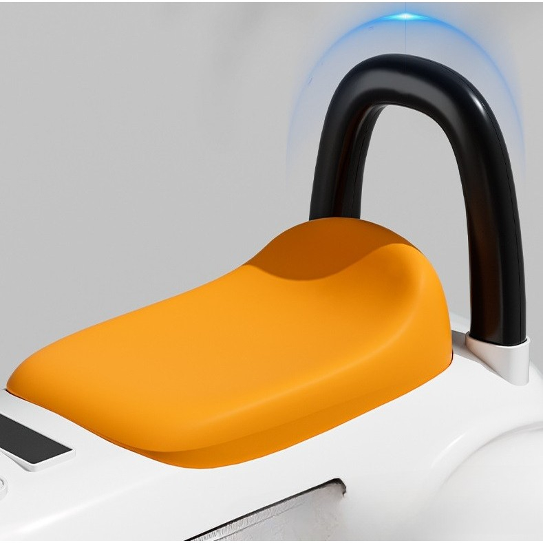 Mașinuță Electrică de Epocă Albă pentru Copii cu Lumini și Sunet [7]