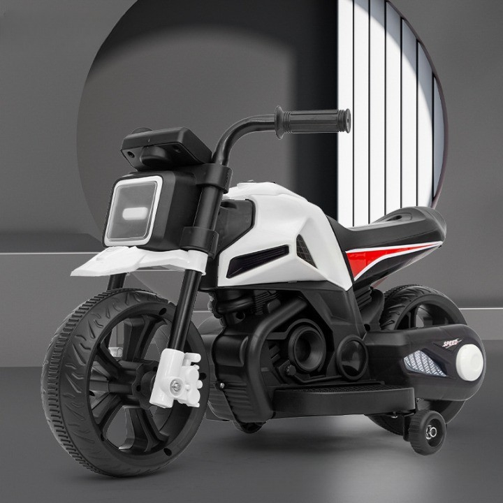 motocicleta-electrica-copii-2-roti-alb-negru [2]