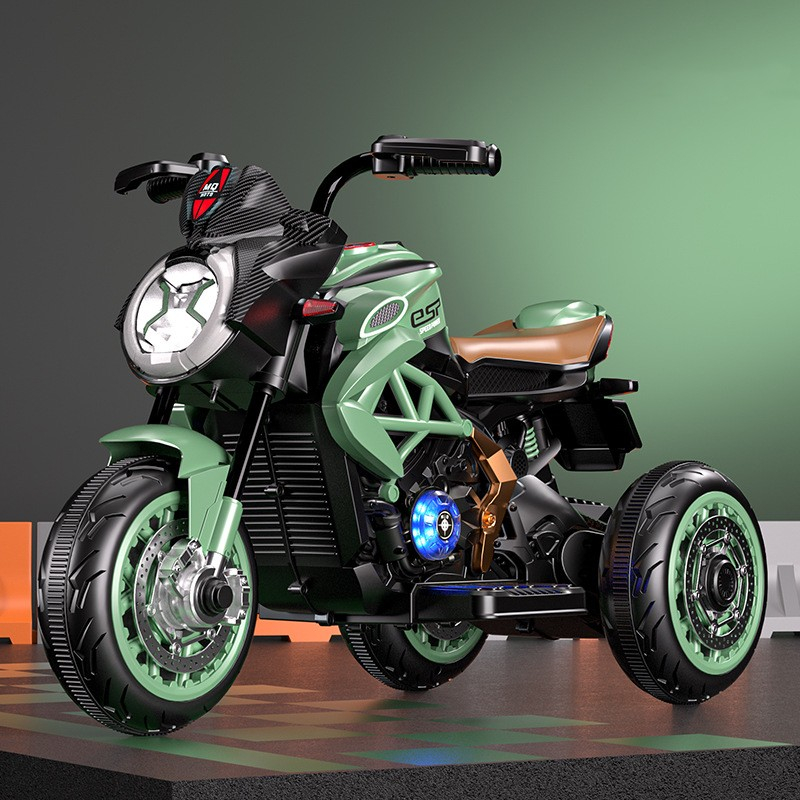 motocicleta-electrica-copii-2-motoare-bluetooth-telecomanda-negru-verde [2]