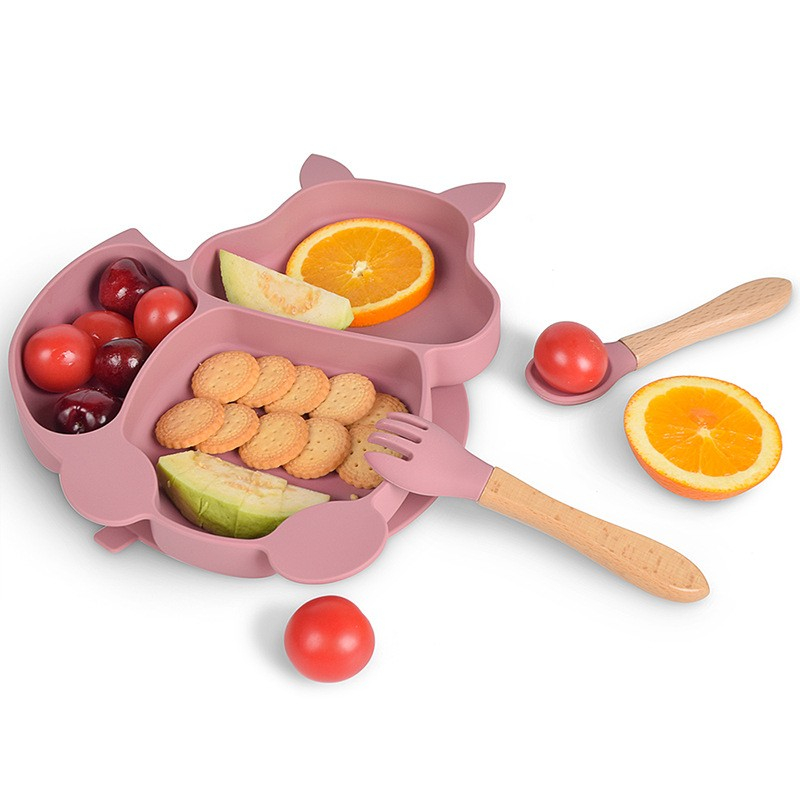 Set 10 Piese Diversificare Bebeluși, Silicon Alimentar, Roz Pudrat [8]