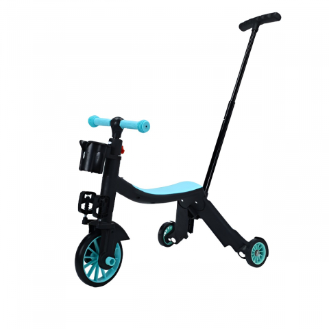 Biciclete pentru copii - Bicicleta 8 în 1 pentru Copii – Tricicletă, Trotinetă și Bicicletă Reglabilă, 3-6 Ani, Albastru