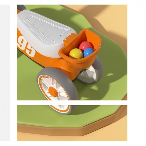 bicicleta-fara-pedale-4-roti-portocaliu [3]