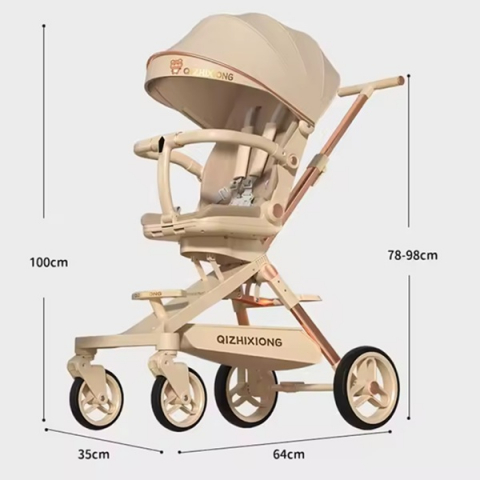 carucior-sport-3in1-panda-crem-pliabil [3]