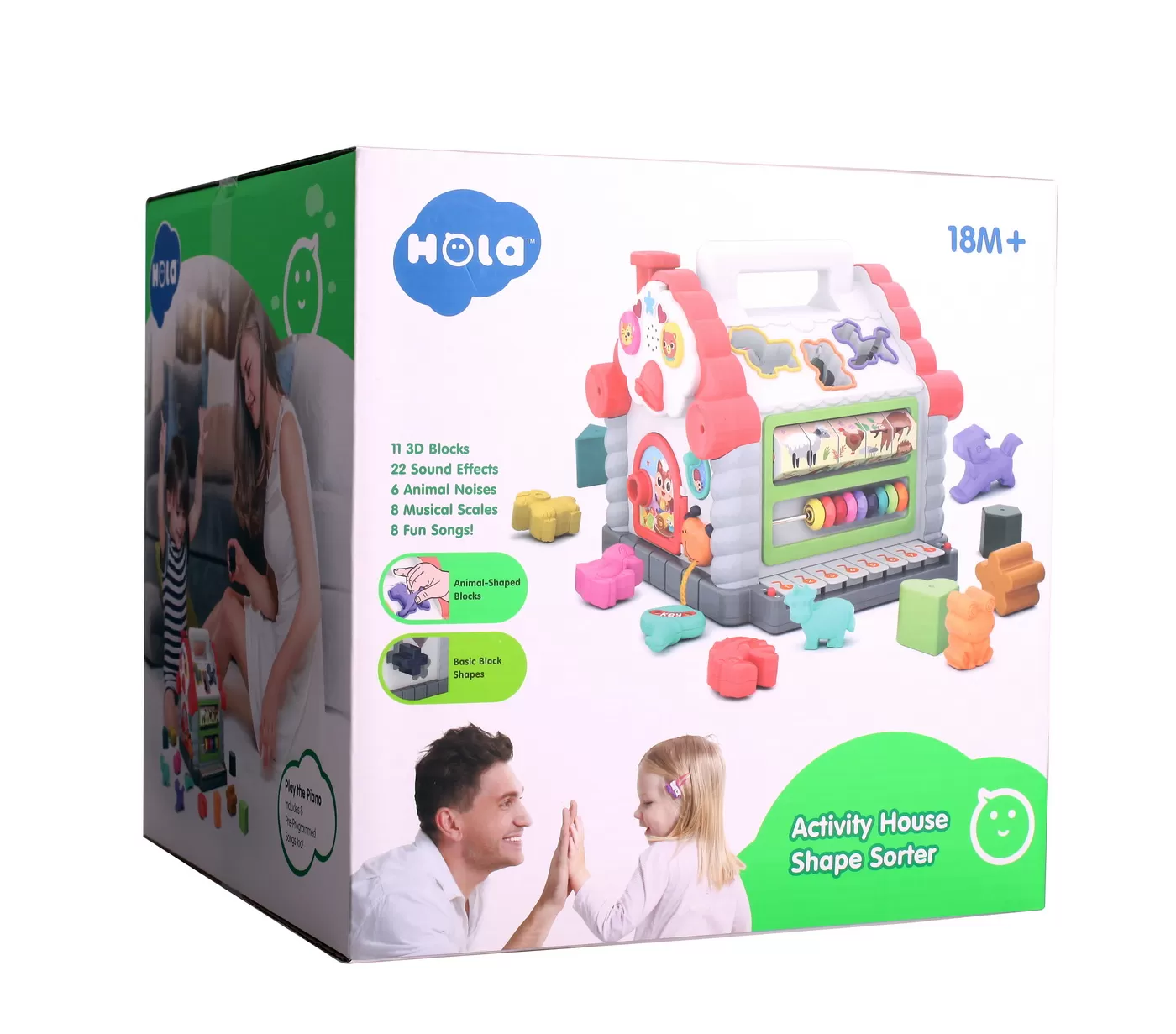 Jucării Bebe - casuta-educativa-animalute-sunete-lumini-copii