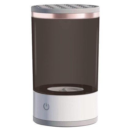 Cosmetice - Dispozitiv Portabil de Curățare Pensule Machiaj, Sonic, USB, 7000RPM, Alb/Negru