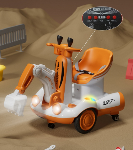 excavator-electric-copii-telecomanda-maro [2]