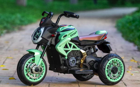 motocicleta-electrica-copii-2-motoare-bluetooth-telecomanda-negru-verde [2]