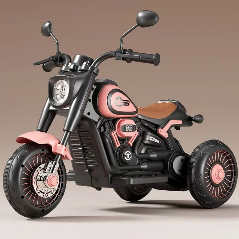 motocicleta-electrica-copii-dual-drive-roz-negru [1]