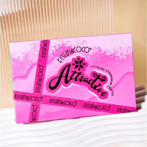 Cosmetice - paleta-farduri-kevin-coco-atractive-15-culori.