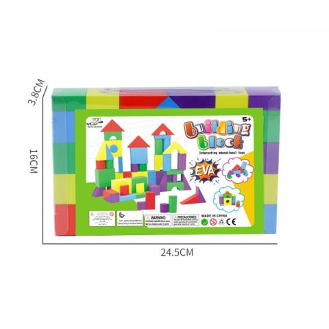 Set Blocuri de Construcție din Spumă EVA, 29 Piese, Joc Educativ, Multicolor [5]