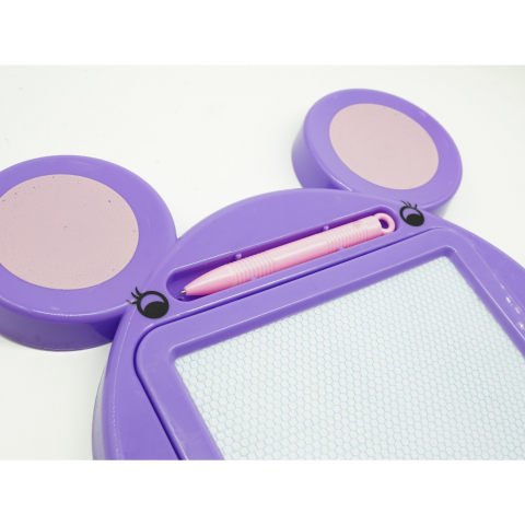 Tabla Magnetica pentru desen Pix, Forma Soricel, 23x26.5 cm, Mov [1]