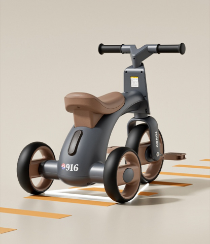 tricicleta-copii-pedale-lumini-verde [3]