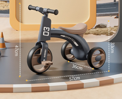 tricicleta-copii-pedale-lumini-roz [5]