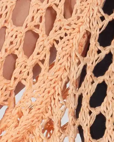Bluză portocalie vibrantă boho cu design amplu și mâneci batwing [3]