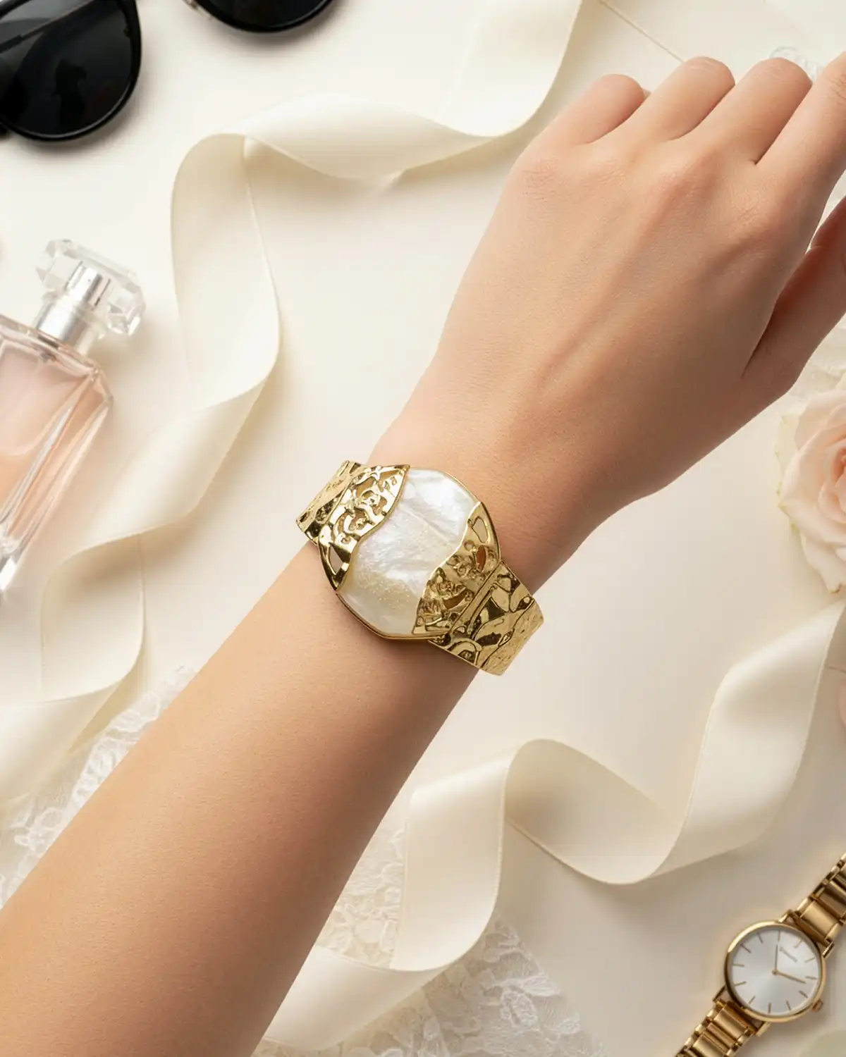 Brățară Magdy Amaryllis albă [1]