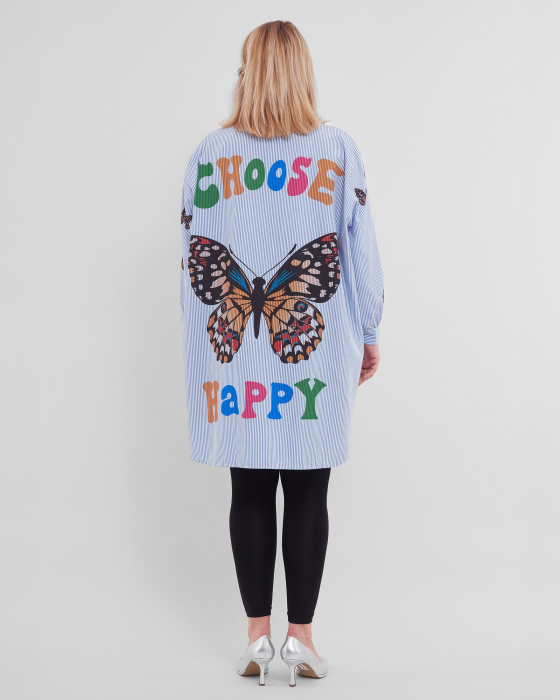 Camasa oversized personalizata cu fluture [3]