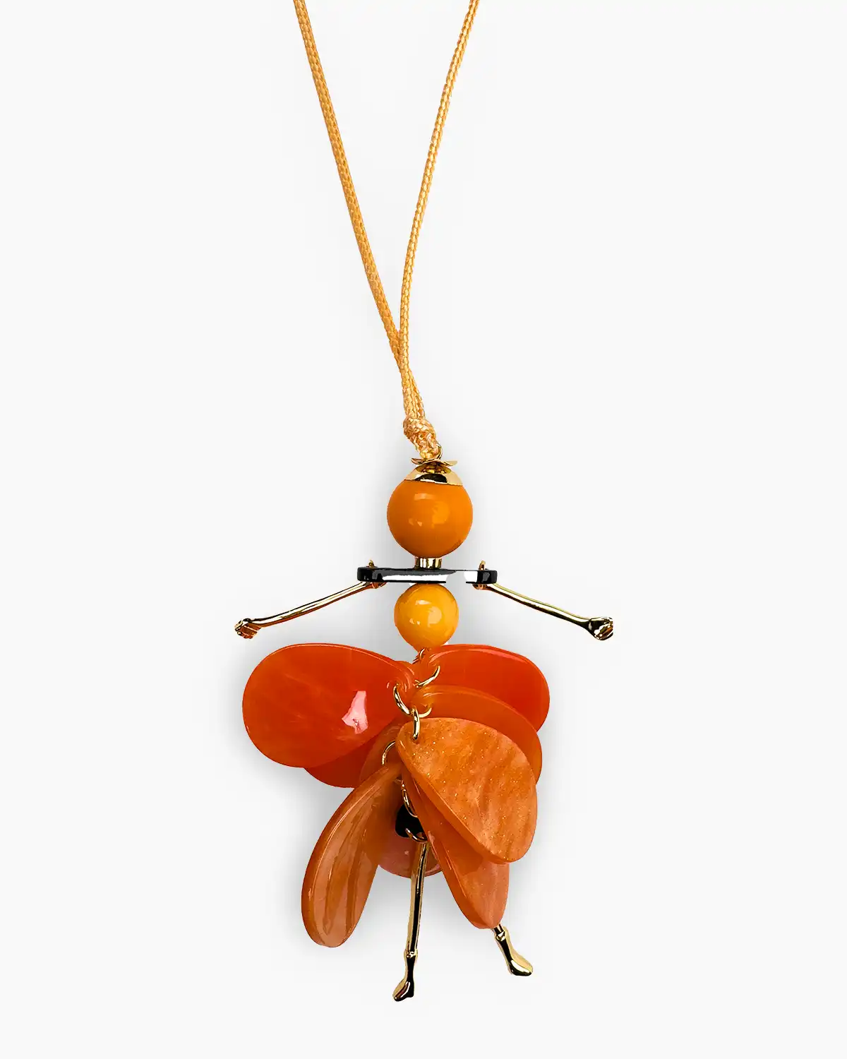 Colier Magdy Courchevel Altiport portocaliu [2]