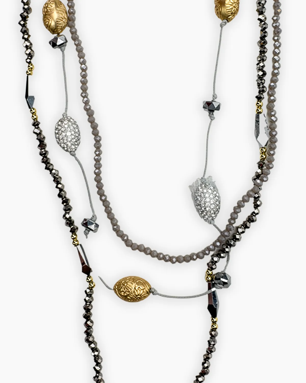 Colier Magdy Elysian argintiu [2]