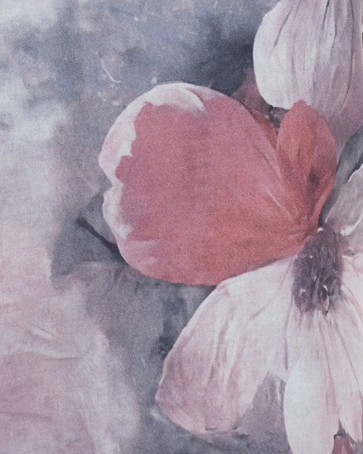 Eșarfă multicoloră din vâscoză cu imprimeu floral și franjuri lungi [4]