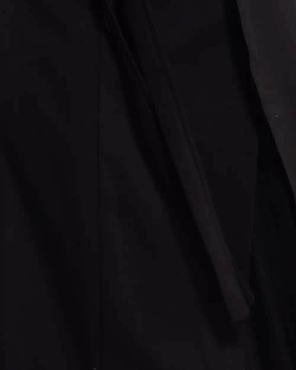 Fustă midi petrecută neagră casual schic cu design asimetric [4]