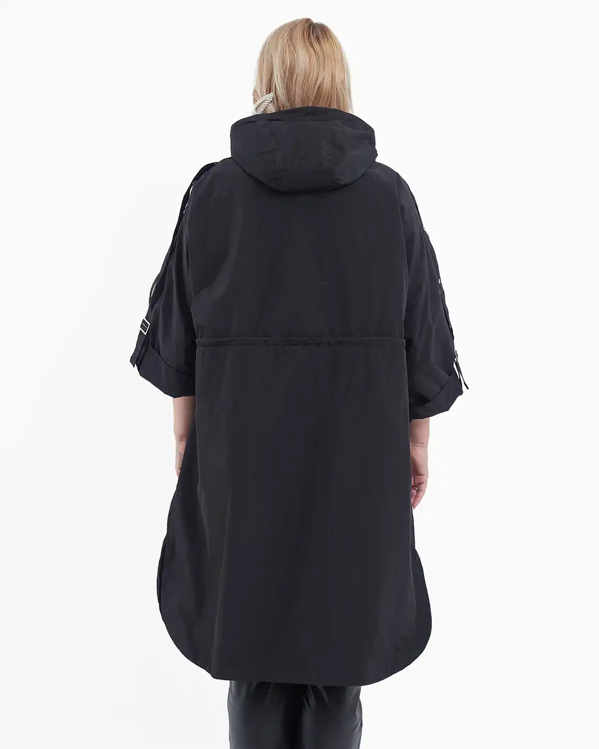 Geacă midi damă din material subțire, stil casual modern [2]