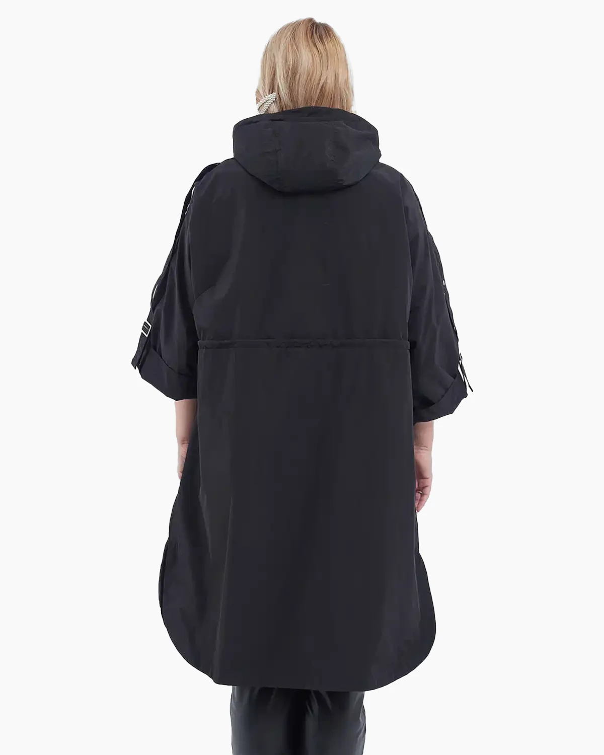 Geacă midi damă din material subțire, stil casual modern [2]