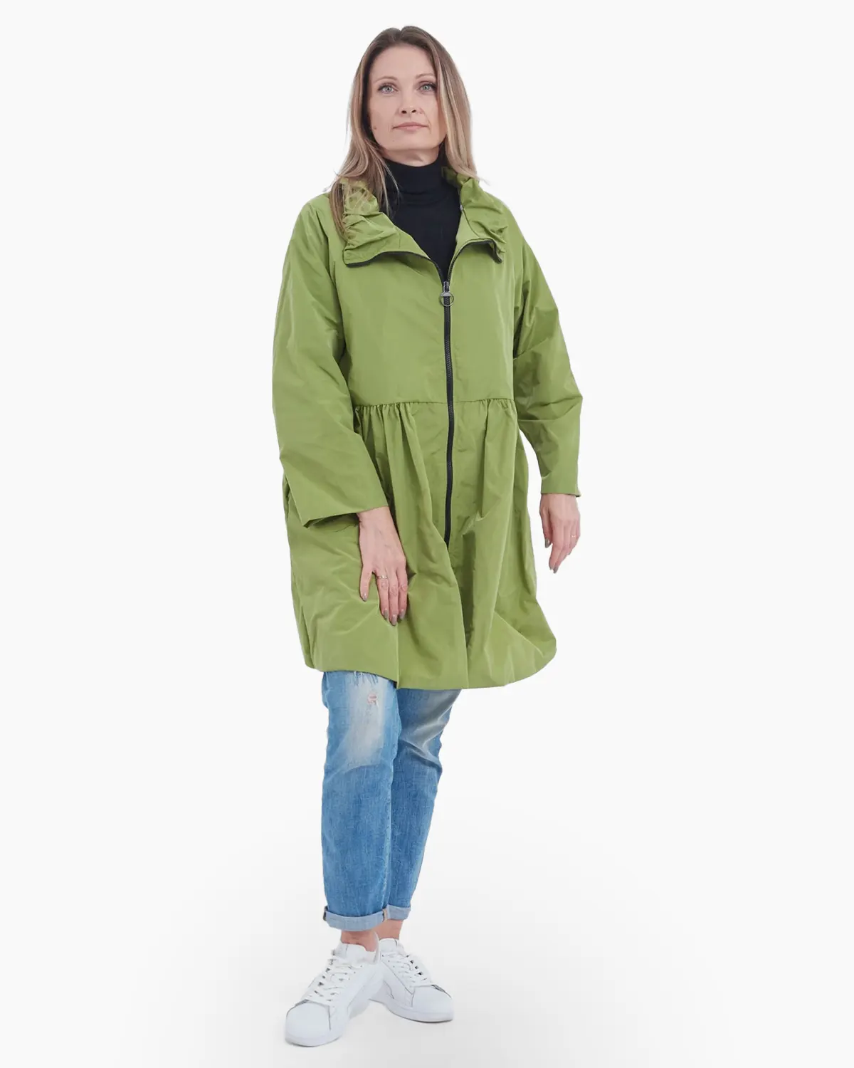 Geaca oversize, verde [2]