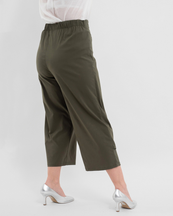 Pantaloni petrecuti kaki, cu funda eleganta [3]
