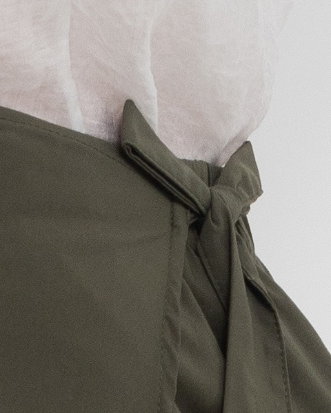 Pantaloni petrecuti kaki, cu funda eleganta [2]