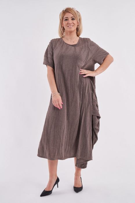 Rochie asimetrica accesorizata creativ [2]