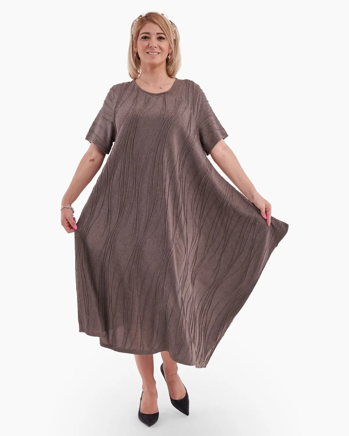 Rochie asimetrica accesorizata creativ [1]