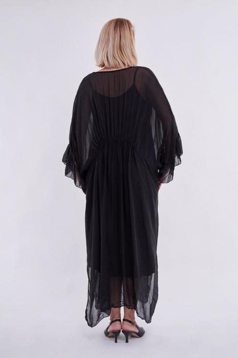 Rochie eleganta de efect neagra [3]