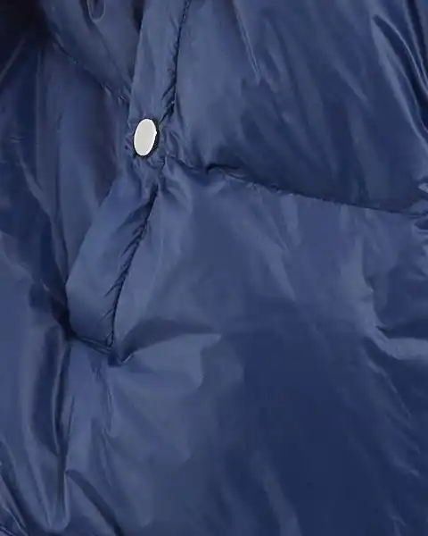Vestă matlasată cu mâneci kimono, glugă nedetașabilă, bleumarin [4]
