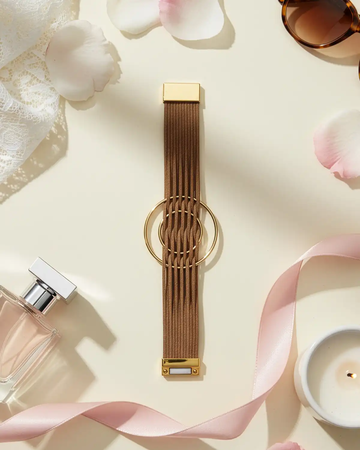 Accesorii fashion pentru femei - Brățară Magdy Aveline maro