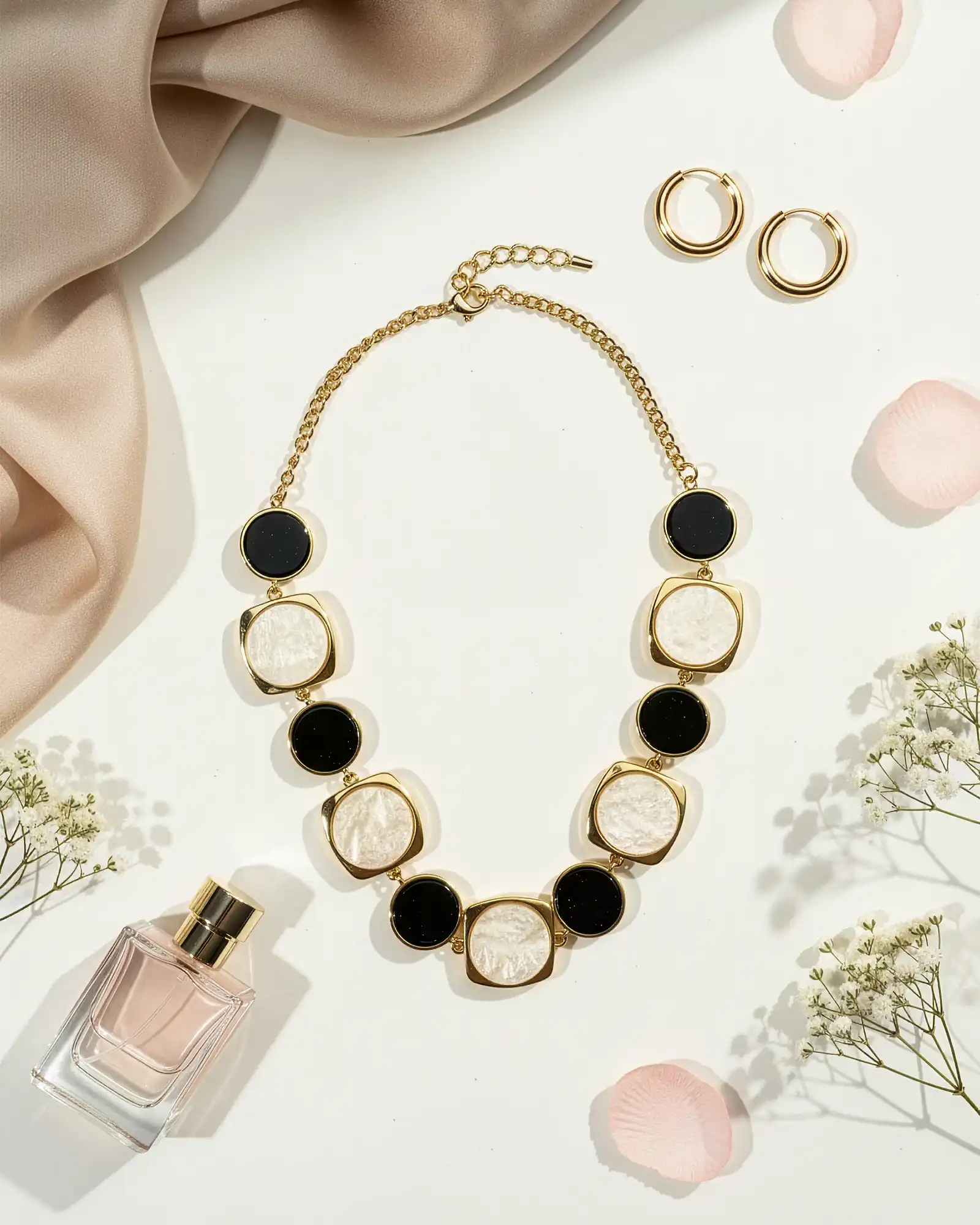 Accesorii fashion pentru femei - Colier Magdy Aamu Kaste negru