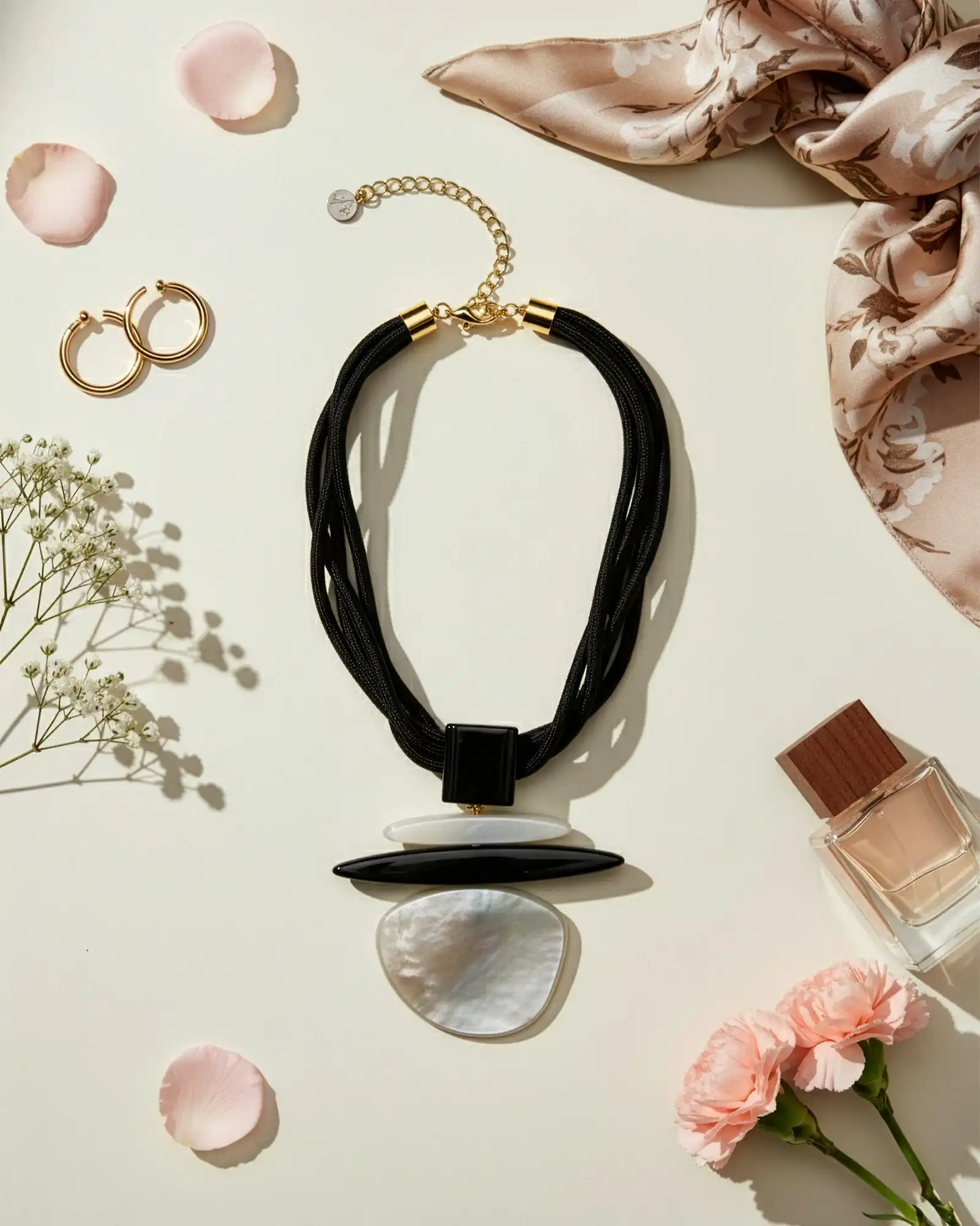 Accesorii fashion pentru femei - Colier Magdy Aria di Capri negru