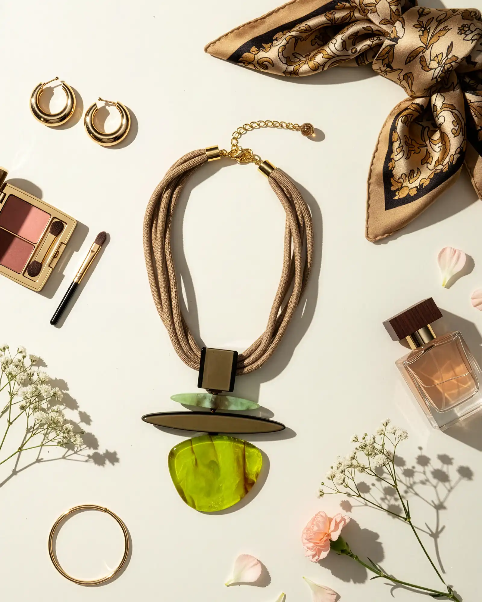 Accesorii fashion pentru femei - Colier Magdy Aria di Capri vernil