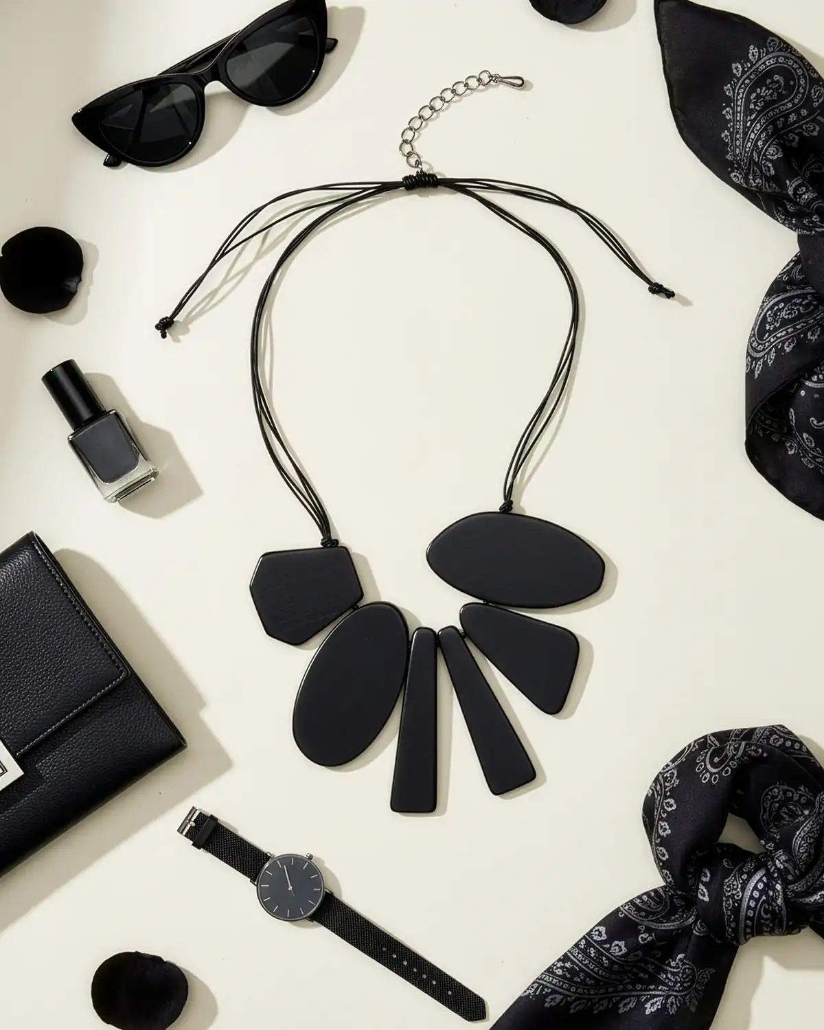 Colier Magdy Ariadne negru