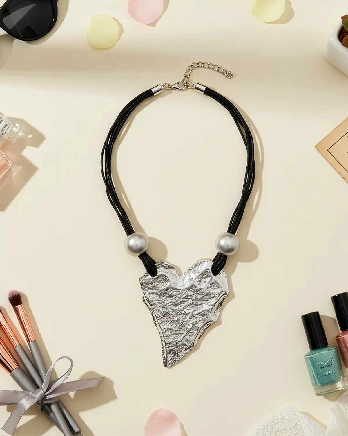 Produse noi - Colier Magdy Aura Galini argintiu