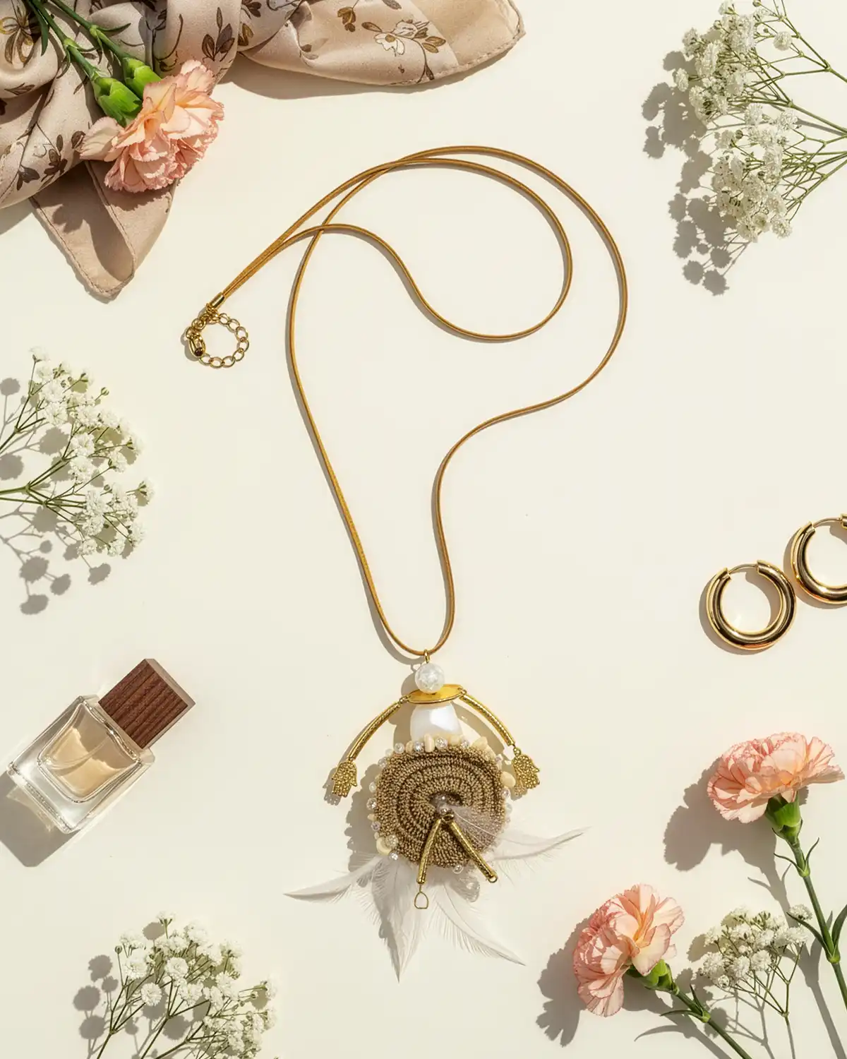 Produse noi - Colier Magdy Ecou argintiu