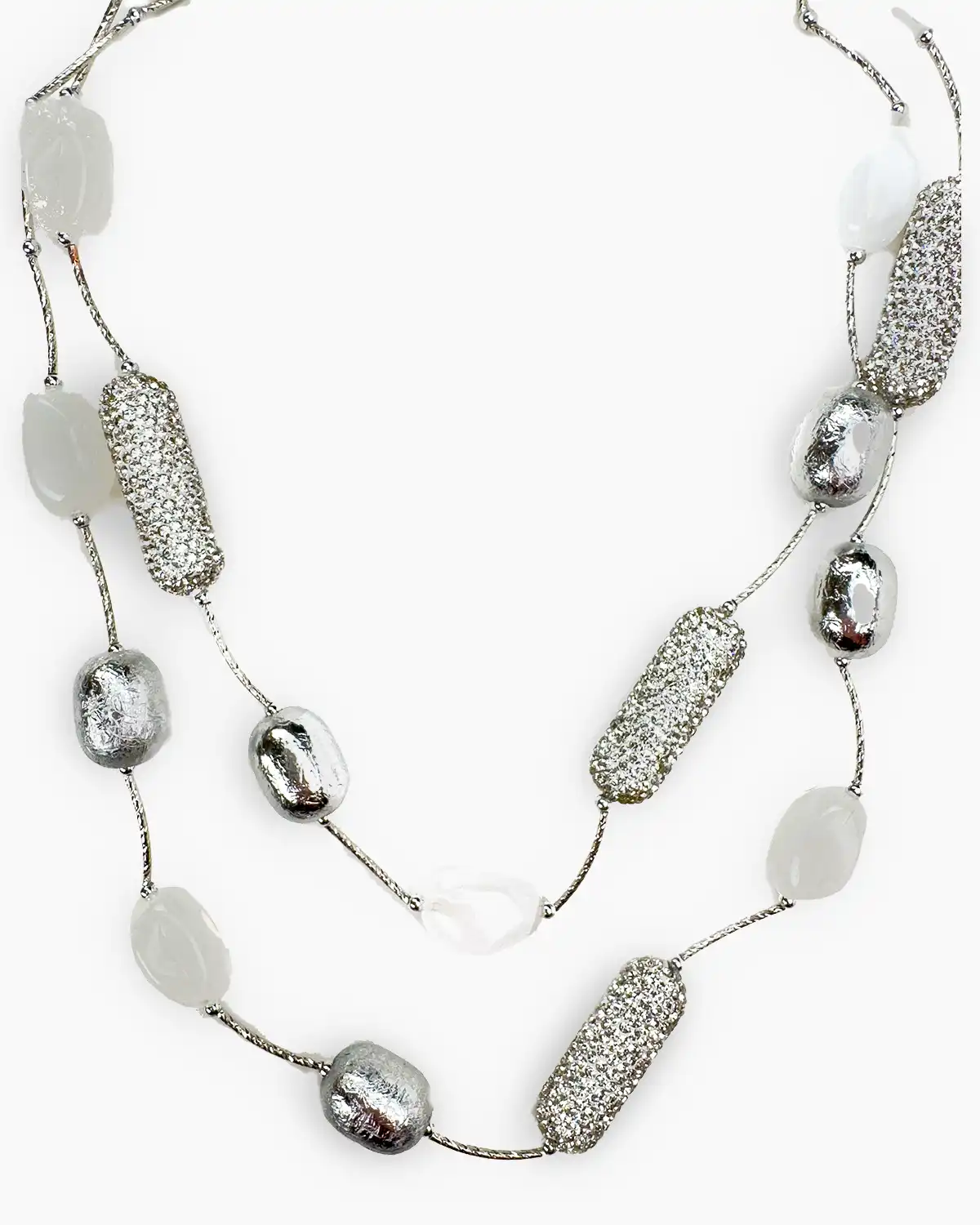 Colier Magdy Elara Vian gri [1]