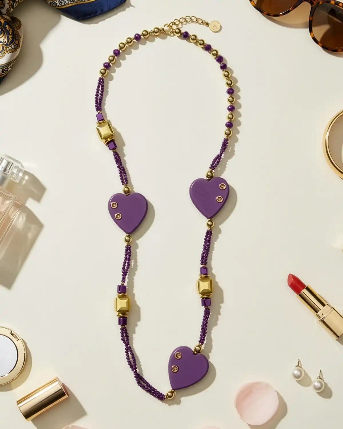 Produse noi - Colier Magdy Faraglioni mov