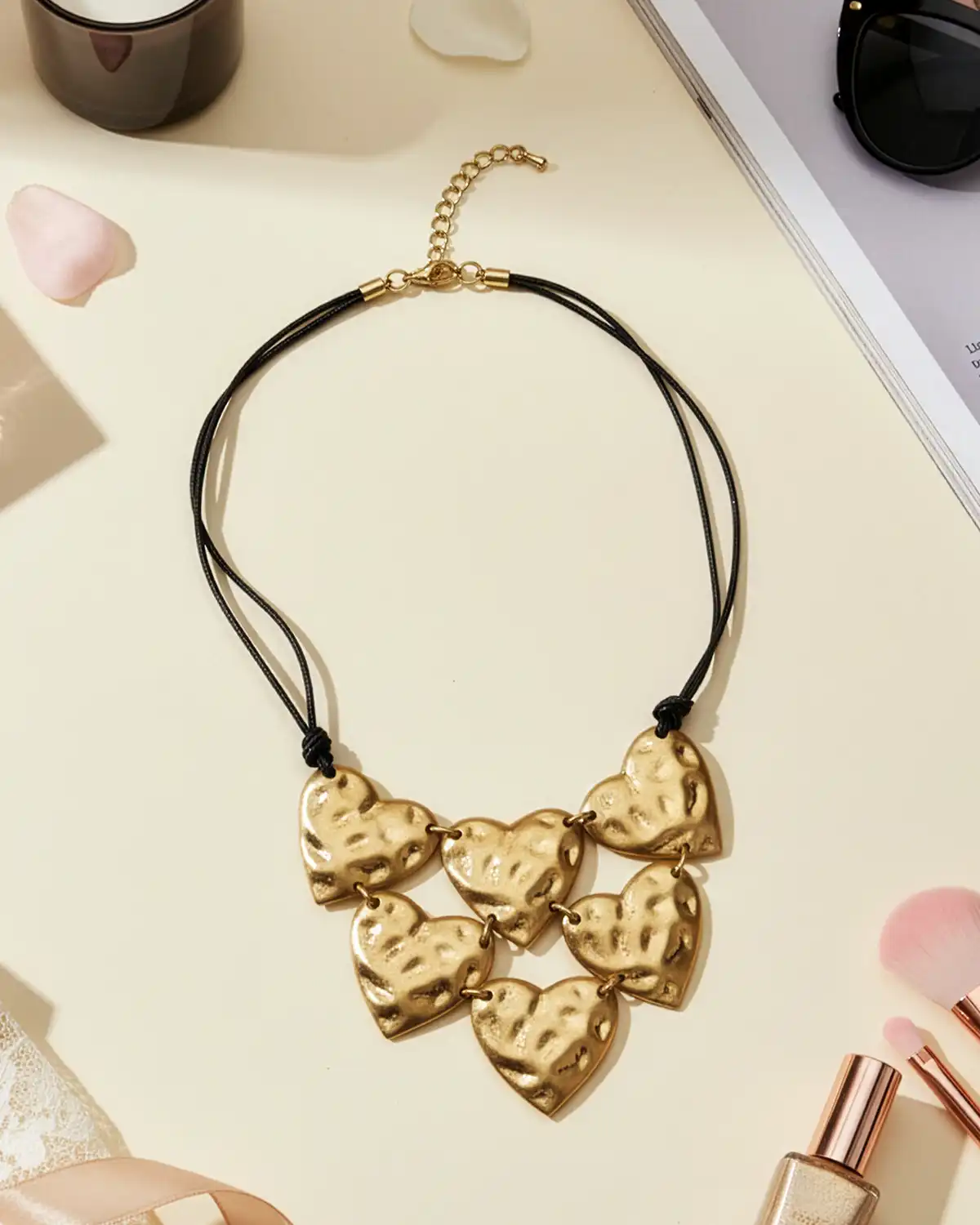 Accesorii fashion pentru femei - Colier Magdy Leilani auriu