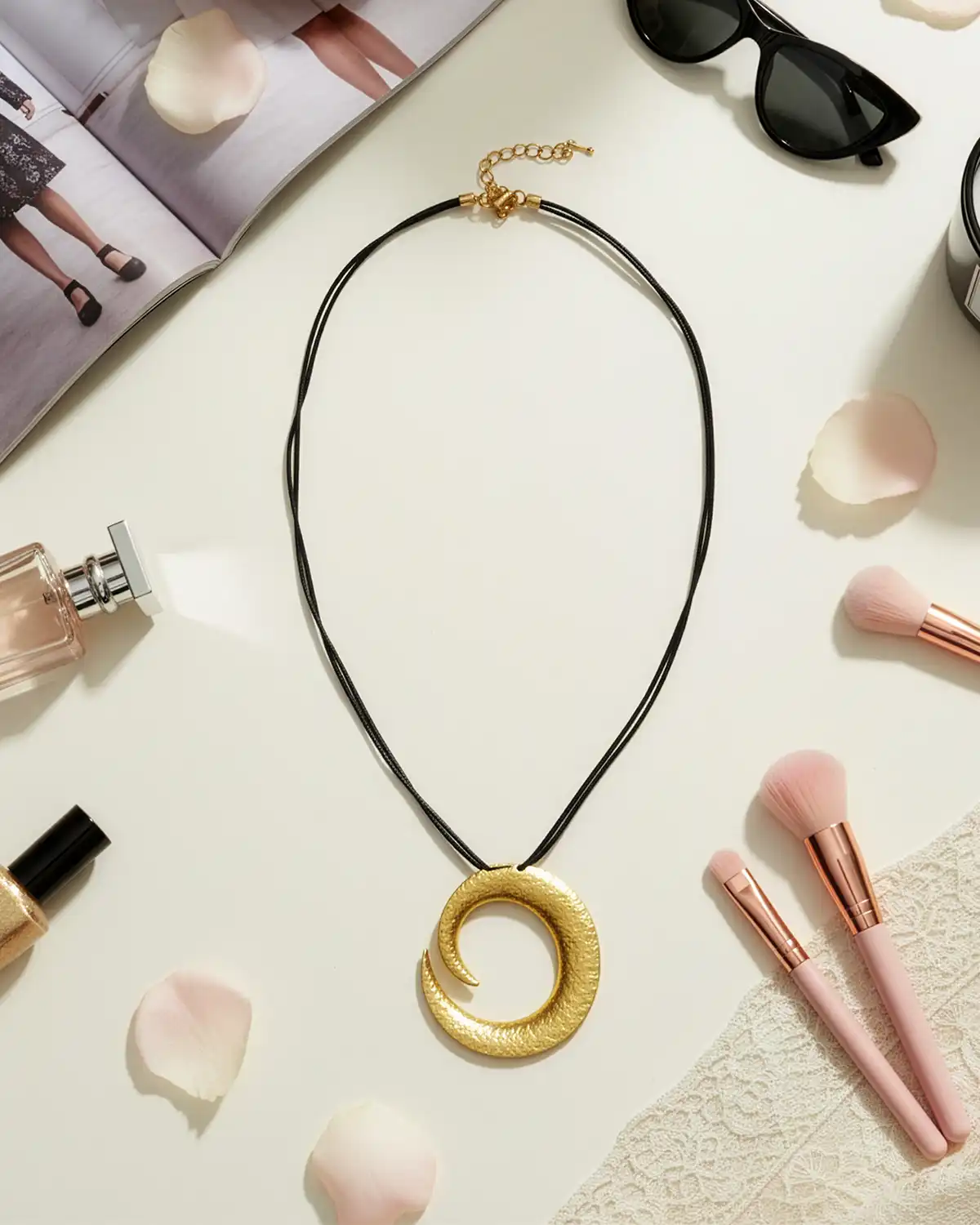 Produse noi - Colier Magdy Paloma auriu