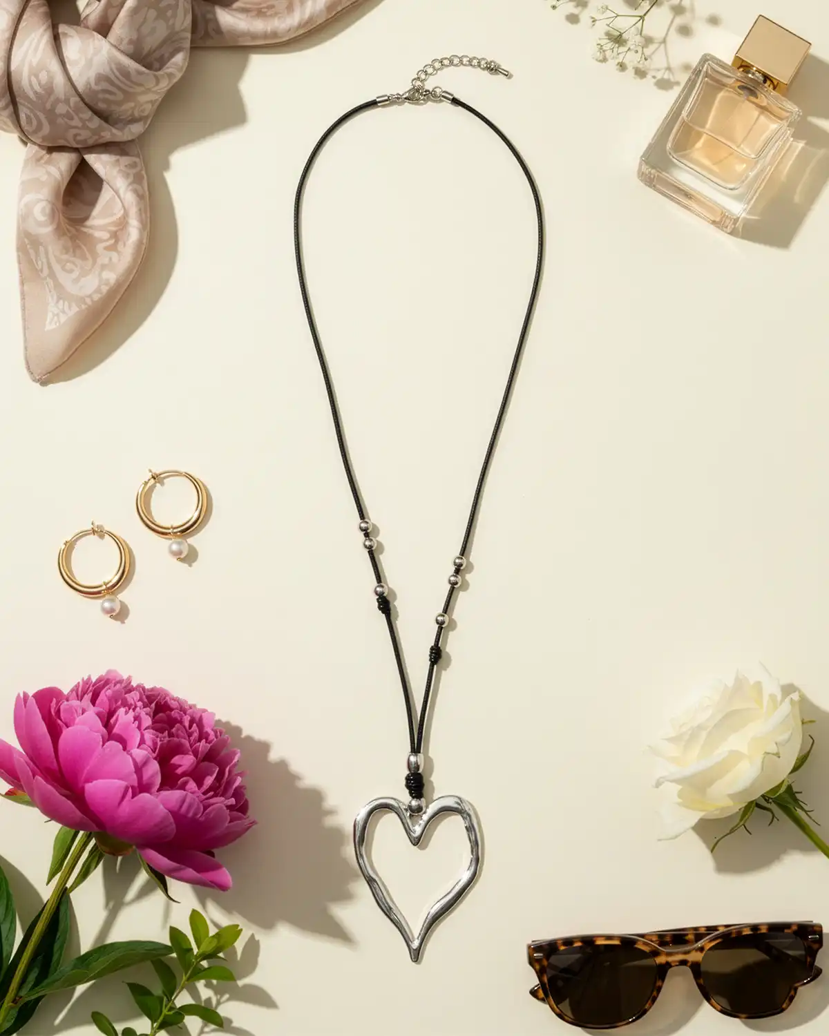 Produse noi - Colier Magdy Riva argintiu