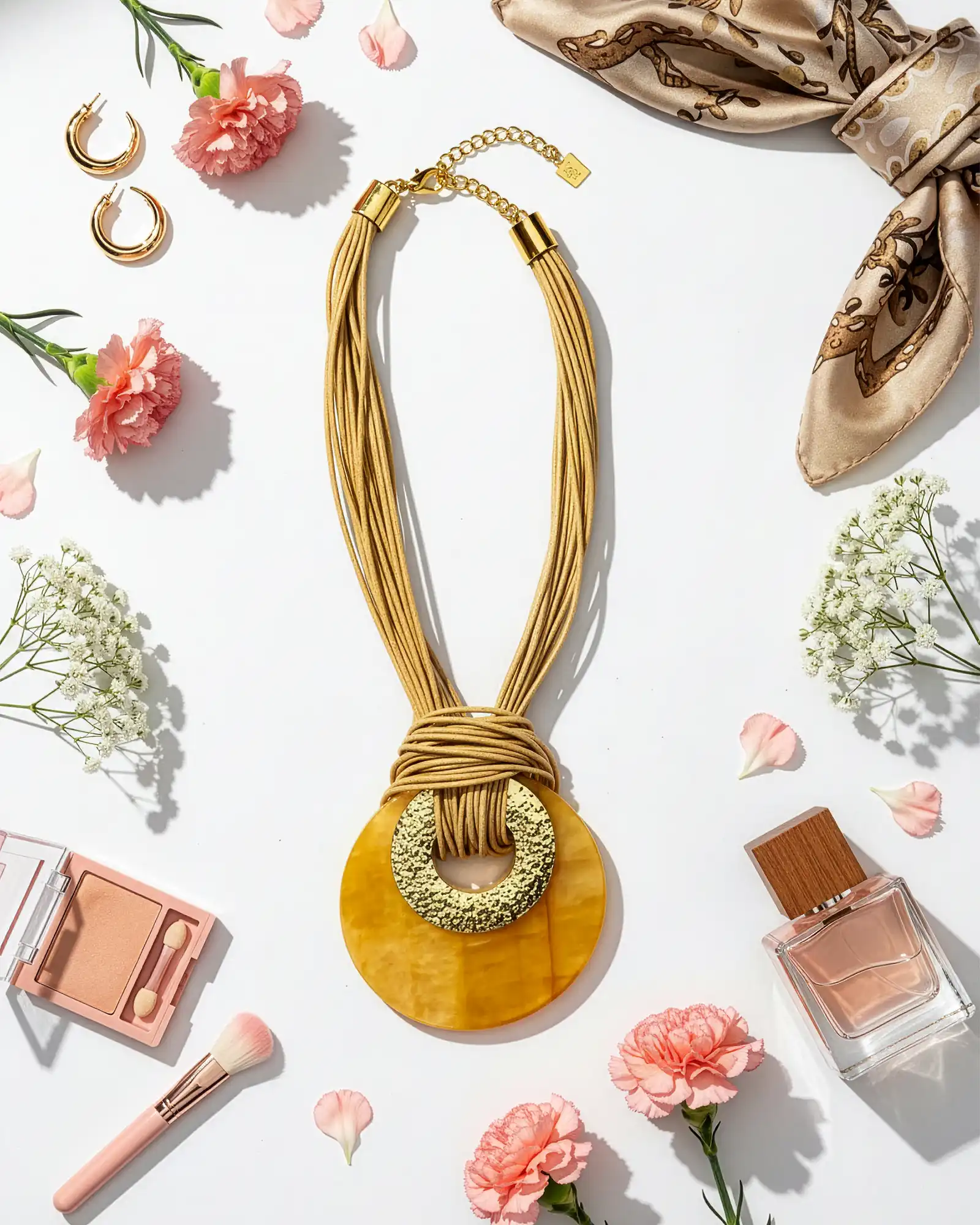 Produse noi - Colier Magdy Soraia muștar